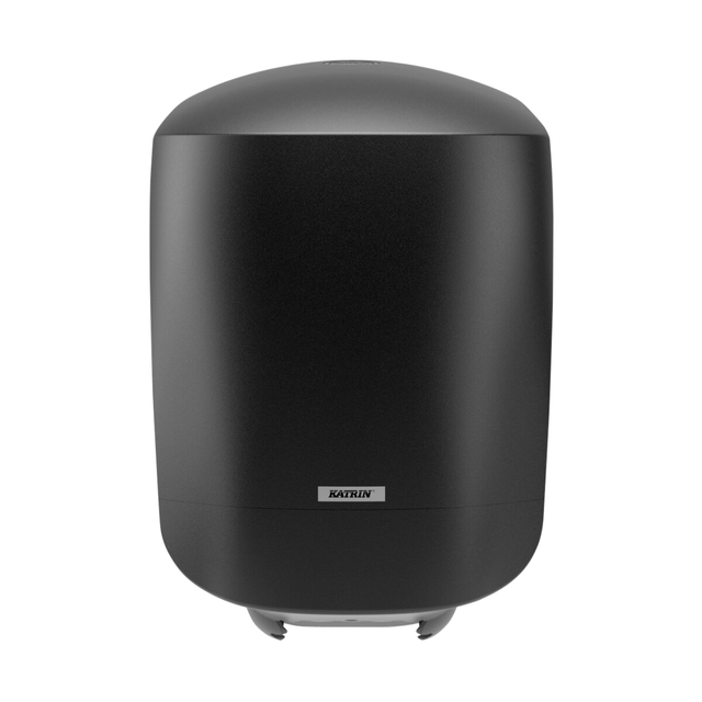 Poetspapierdispenser Katrin medium zwart 82254 afbeelding