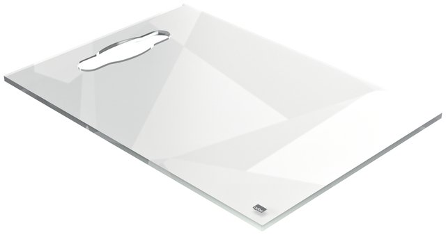Notitiebord Nobo transparant acryl met handgreep A4 afbeelding