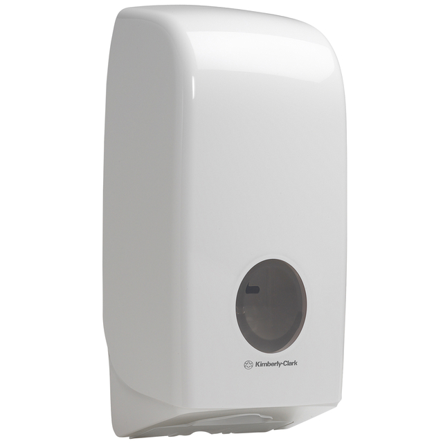 Toiletpapierdispenser Kimberly Clark Aquarius gevouwen wit 6946 — Foto 2 van 2