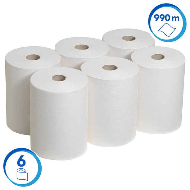 Handdoekrol Scott Control Slimroll 1-laags 165m wit 6657 — Foto 2 van 2