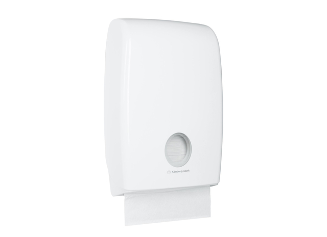 Handdoekdispenser Kimberly Clark Aquarius m-vouw wit U7023 afbeelding