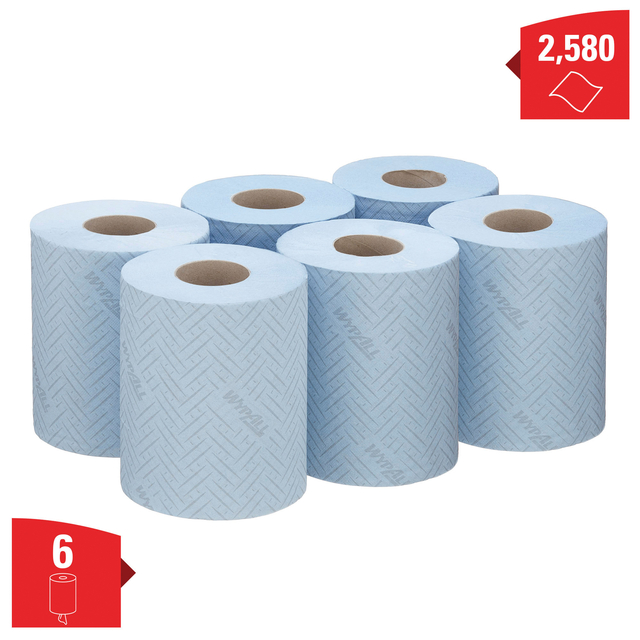 Poetspapier WypAll L10 GeneralClean 1-laags 430 vel blauw 6223 — Foto 2 van 2