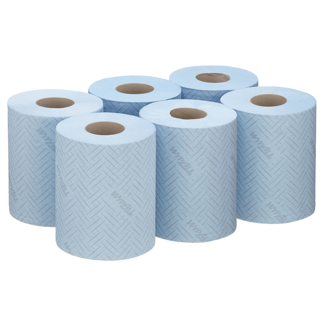 Poetspapier WypAll L10 GeneralClean 1-laags 280 vel blauw 6220 — Foto 2 van 2