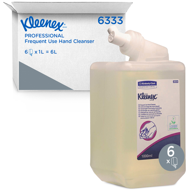 Handzeep Kleenex vloeibaar frequent 1000ml 6333 afbeelding