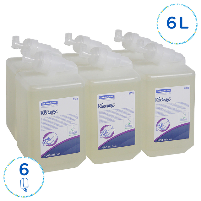 Handzeep Kleenex vloeibaar frequent 1000ml 6333 — Foto 2 van 2