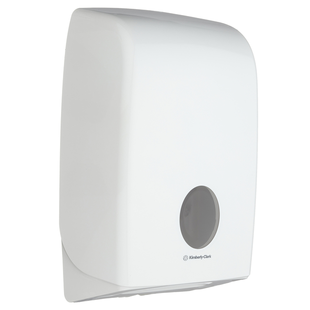 Handdoekdispenser Kimberly Clark Aquarius i-vouw wit 6945 — Foto 2 van 2