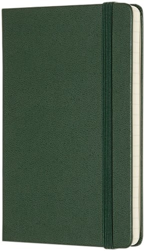 Notitieboek Moleskine pocket 90x140mm lijn hard cover myrtle green-2