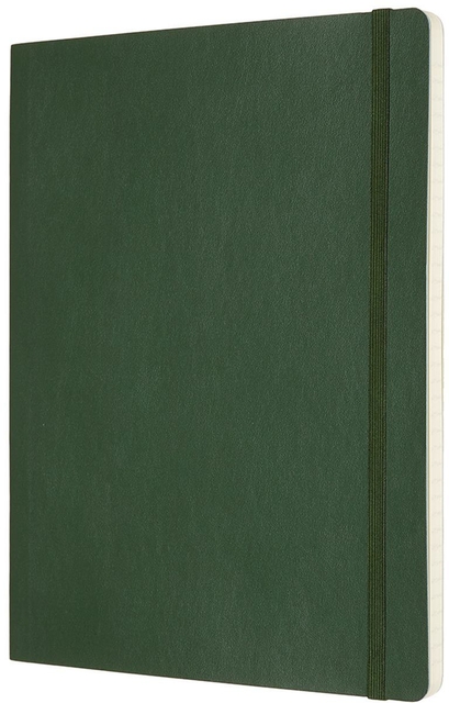 Notitieboek Moleskine XL 190x250mm lijn soft cover myrtle green — Foto 2 van 2