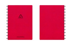 Schrift Adoc Business A4 ruit 5x5mm 144 pagina's 90gr rood
