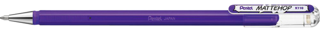 Gelschrijver Pentel K110 Mattehop medium violet afbeelding