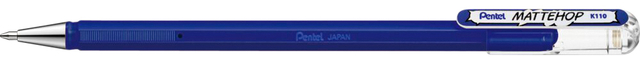 Gelschrijver Pentel K110 Mattehop medium blauw afbeelding