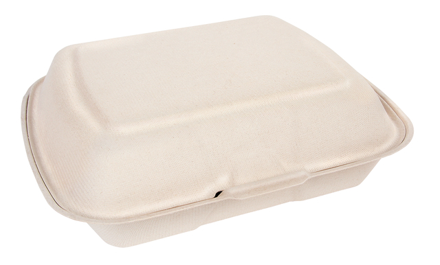 Menuklapverpakking IEZZY IP4 1-vaks suikerriet beige 100 stuks afbeelding
