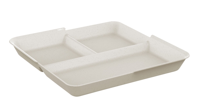Bord Circulware Circulplate 1100ml 3-vaks herbruikbaar 12 stuks afbeelding