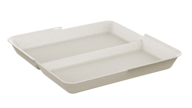 Bord Circulware Circulplate 1100ml 2-vaks herbruikbaar 12 stuks afbeelding