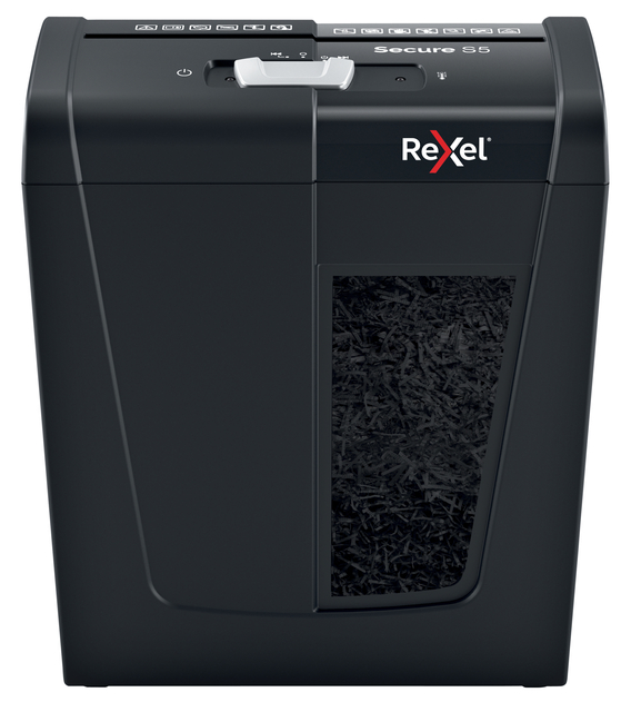 Papiervernietiger Rexel Secure S5 stroken 6mm — Foto 2 van 2