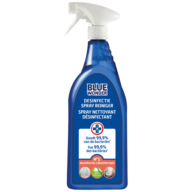 Desinfectiereinigerspray Blue Wonder 750ml afbeelding