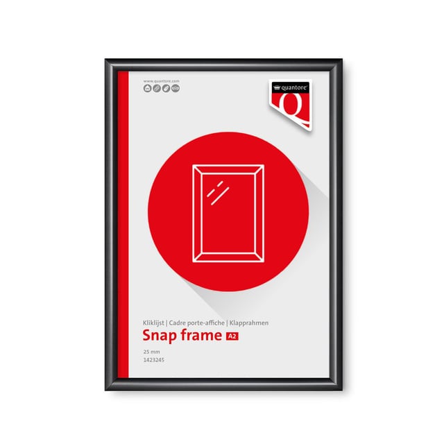 Kliklijst Quantore premium A2 25mm zwart afbeelding