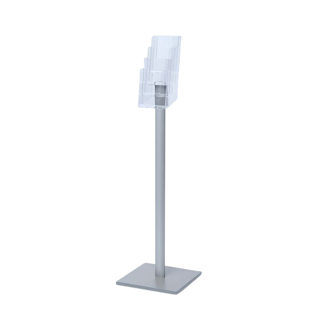 Brochurehouder Quantore met standaard 4x 110x140x30mm afbeelding