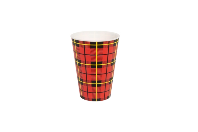 Beker IEZZY 180ml herbruikbaar Scotty 20 stuks rood afbeelding