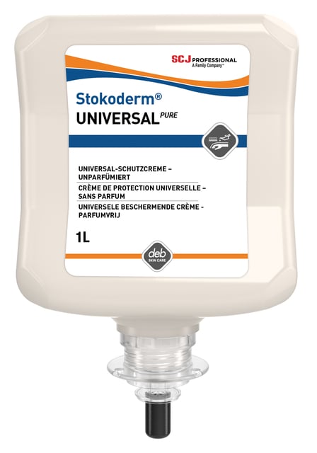 Handcrème SCJ Stokoderm Universal Pure parfumvrij 1liter afbeelding
