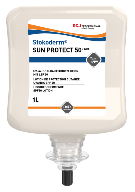 Zonnebrandlotion SCJ Stokoderm Sun Protect SPF 50 1liter afbeelding