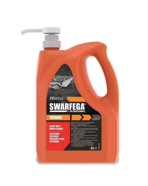 Handreiniger SCJ Swarfega Orange 4 liter met pomp afbeelding