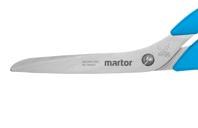 Veiligheidsschaar Martor Secumax 564 80mm blauw — Foto 2 van 2