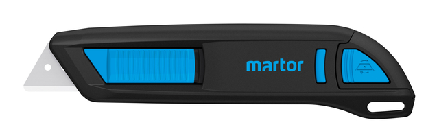 Veiligheidsmes Martor Secunorm 300 trapezium 19mm zwart afbeelding