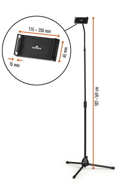Tablethouder Durable Twist vloer — Foto 2 van 2