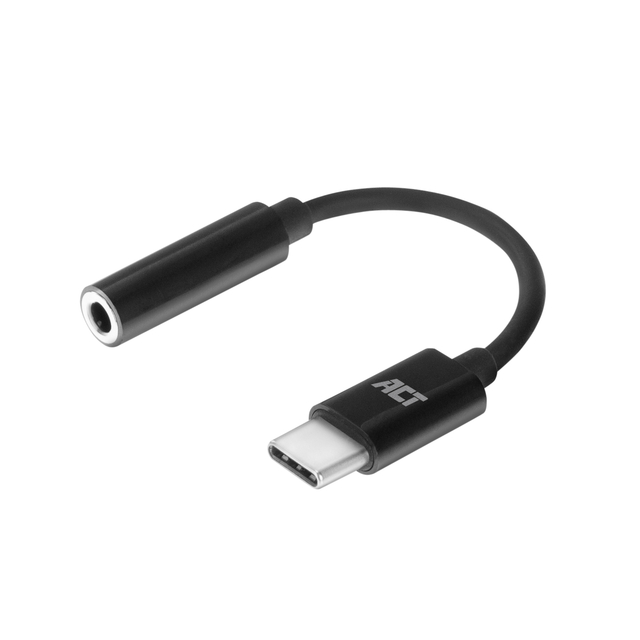 Adapter ACT USB-C naar 3.5mm audio jack 0.1 meter afbeelding