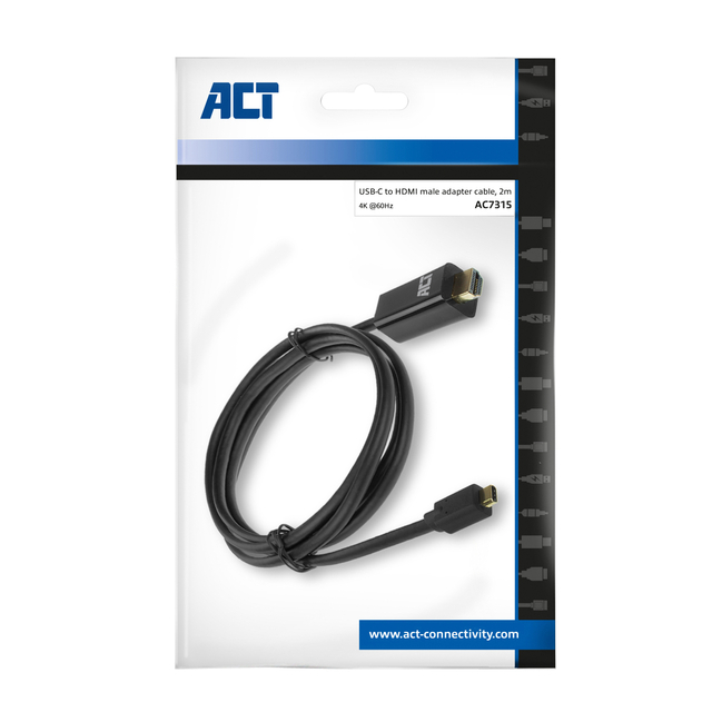 ACT USB-C naar HDMI Kabel 2 Meter — Foto 3 van 3