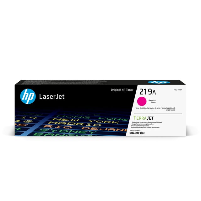 HP Tonercartridge W2193A 219A rood