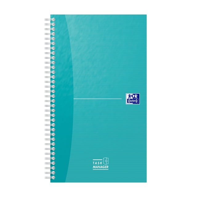 Task Manager Oxford 141x246 mm 115vel aqua afbeelding