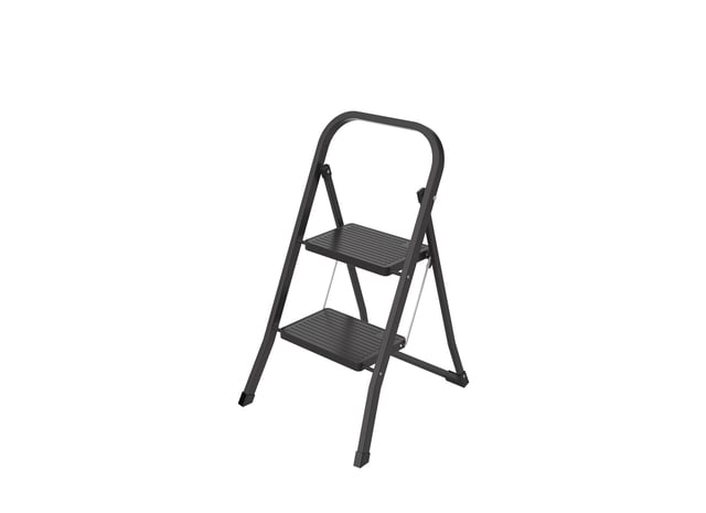 Huishoudtrap BRASQ 2 treden SL200 zwart afbeelding