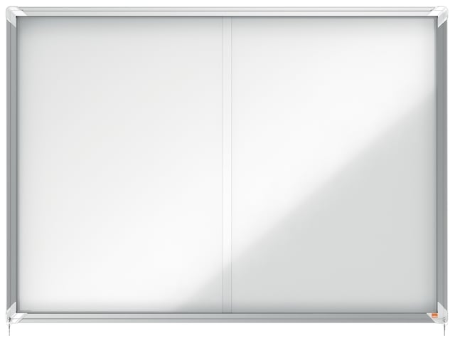 Binnenvitrine Nobo Premium Plus 18xA4 schuifdeur magnetisch afbeelding