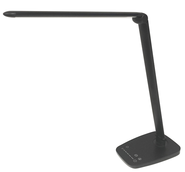 Bureaulamp Unilux Twistled led zwart afbeelding
