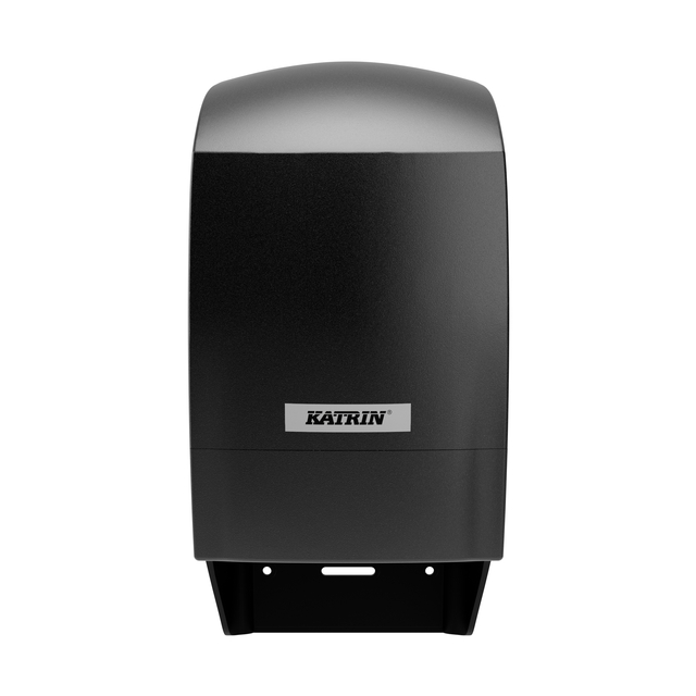 Toiletpapierdispenser Katrin systeemrol duo zwart 77519 afbeelding