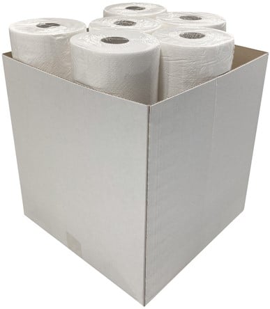 Onderzoektafelpapier Euro Products 2-laags 45cmx100m 250 vel wit 138047-3