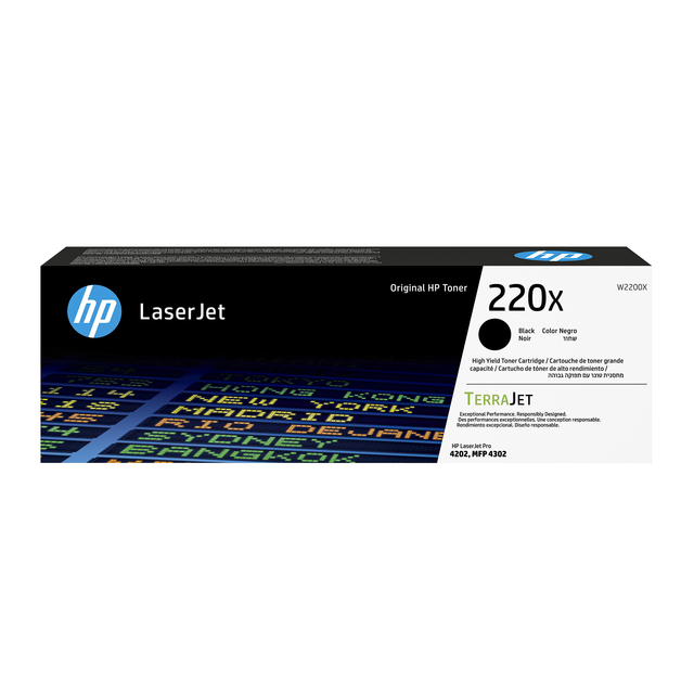 Tonercartridge HP W2200X 220X zwart afbeelding