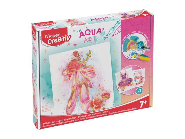 Hobbyset Maped Creativ Aqua&apos;Art ballet 14-delig assorti afbeelding