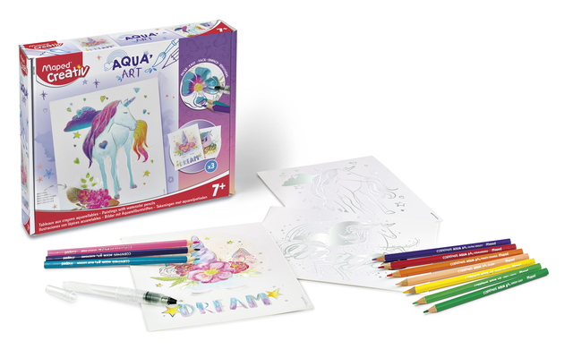 Hobbyset Maped Creativ Aqua'Art eenhoorn 14-delig assorti — Foto 2 van 2