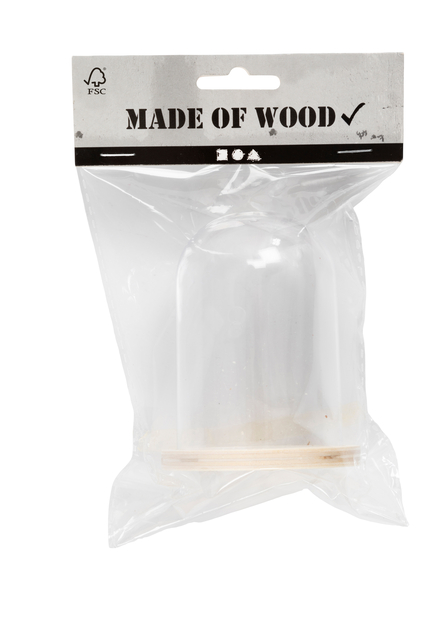 Stolp Creativ Company met houten voet 9.5cm x 6cm — Foto 2 van 2