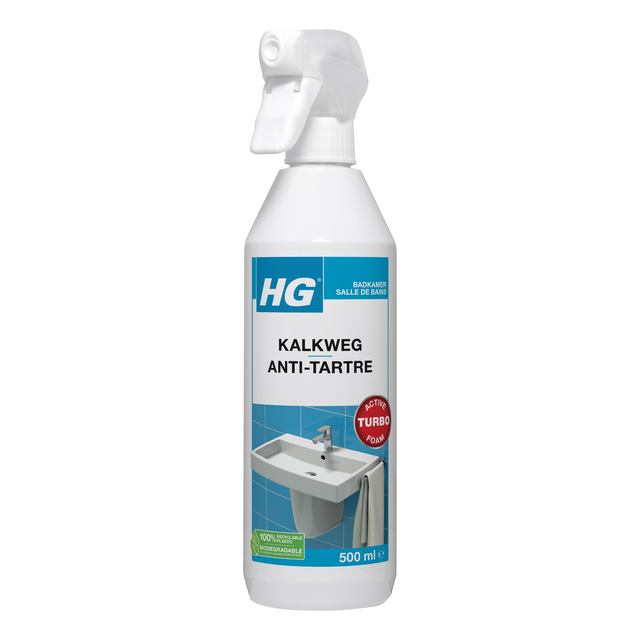 Sanitairreiniger HG kalkweg schuimspray 500ml afbeelding