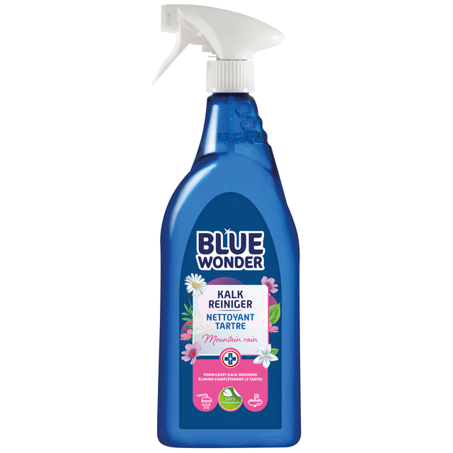 Sanitairreinger Blue Wonder Kalkreiniger spray 750ml afbeelding