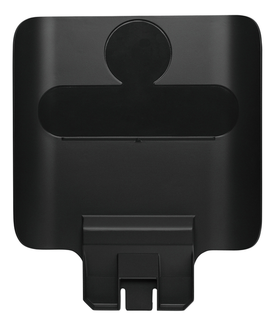 Paneel Rubbermaid Slim Jim Recyclestation voor label zwart afbeelding