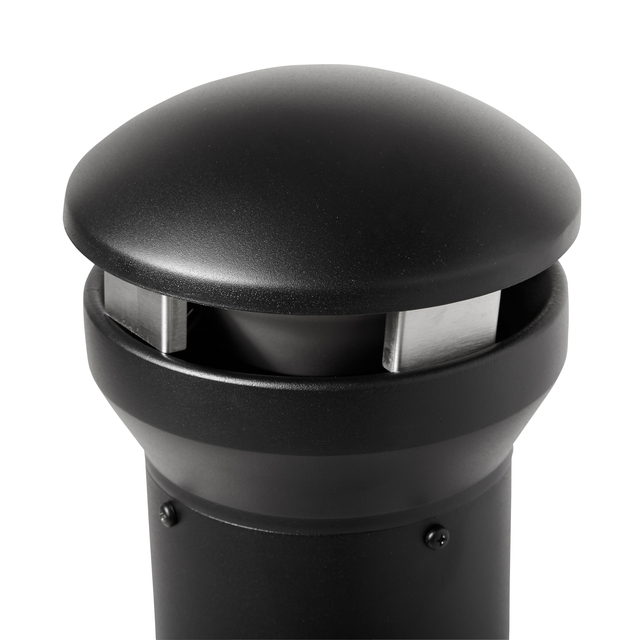 Asbak Rubbermaid Infinity Genie staand zwart — Foto 2 van 2