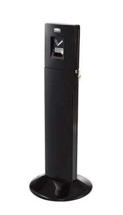 Asbak Rubbermaid Smokers' Station Metropolitan vrijstaand zwart