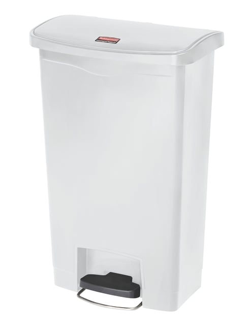 Pedaalemmer Rubbermaid Slim Jim Step-On 50liter wit afbeelding