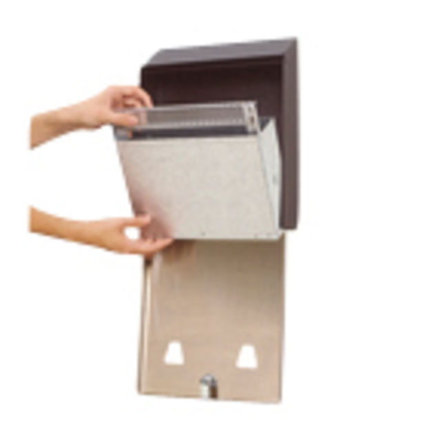Asbak Rubbermaid Smokers' Station muurbevestiging zwart — Foto 2 van 2