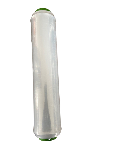 Wikkelfolie IEZZY 430mmx600m 5mu prestretch transparant afbeelding